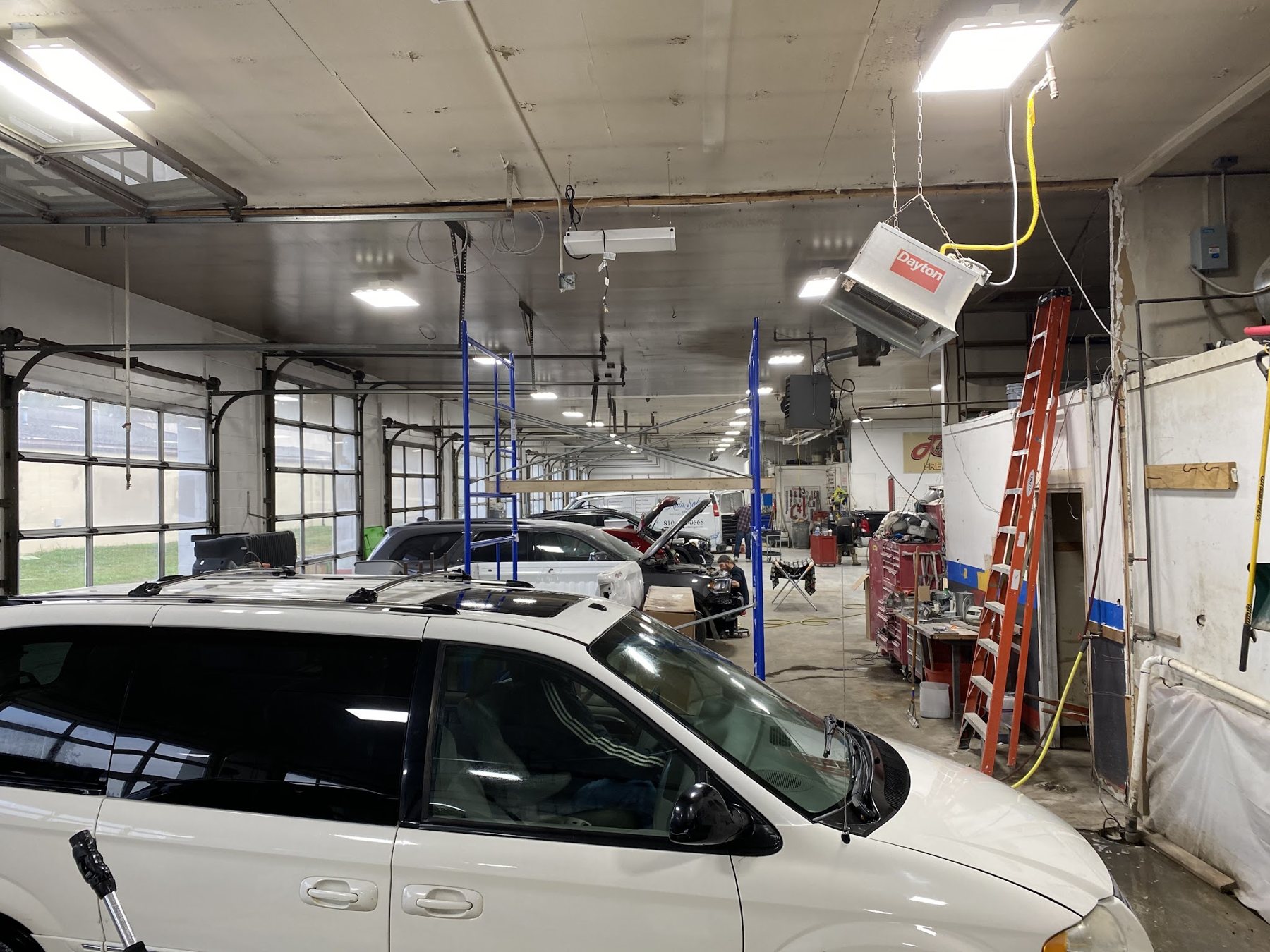 Inside the shop